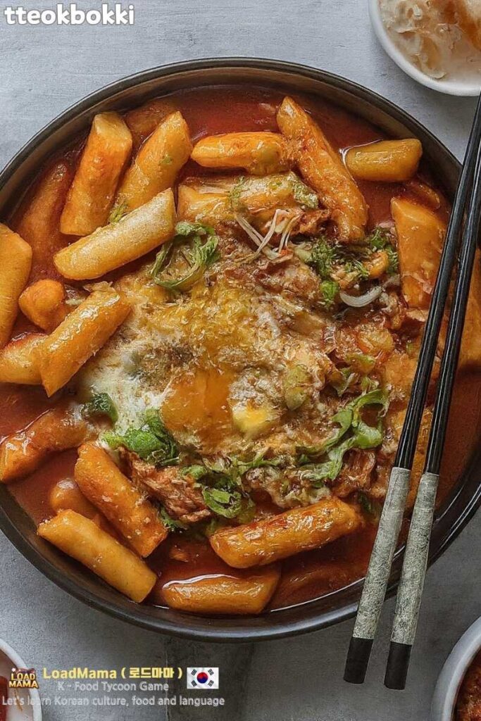 한 접시 떡볶이