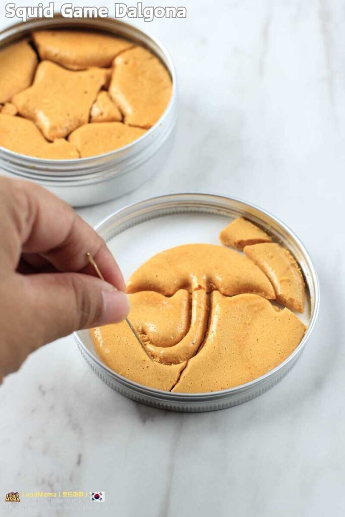 Dalgona The Honeycomb Candy from Squid Game