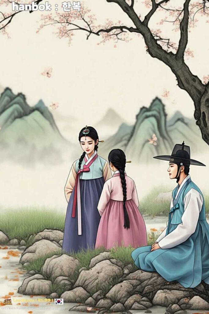 A painting of Joseon and Hanbok