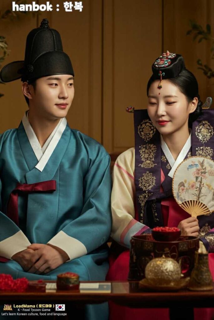 Traditional wedding and hanbok