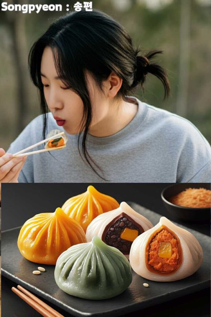 Vintage Songpyeon Poster, Nostalgia in Every Bite